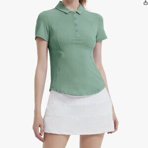 NWT tennis, golf, pickleball, exercise shirt, size 12, pretty green
